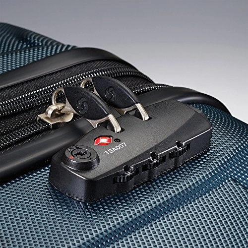 Samsonite Omni 3-Piece Nested Spinner Set - Teal With Luggage Accessory Kit
