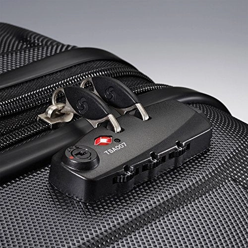 Samsonite Omni Hardside Luggage Nested Spinner Set of 3 Black with Travel Kit