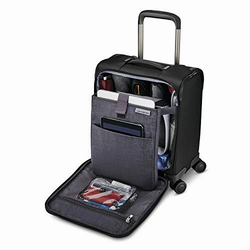 Samsonite Silhouette 16 Underseat Spinner Carry On (Obsidian)