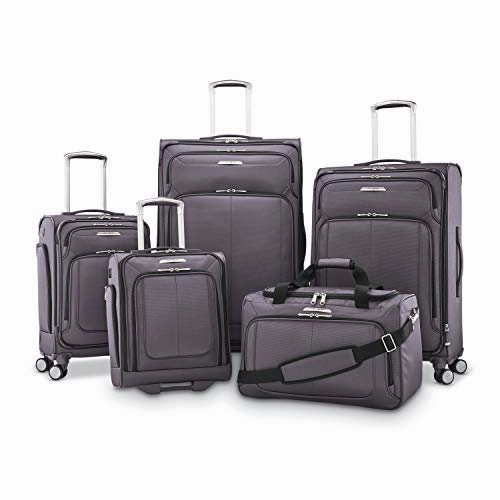 Samsonite SoLyte DLX Carry-On Expandable Spinner (Mineral Grey)