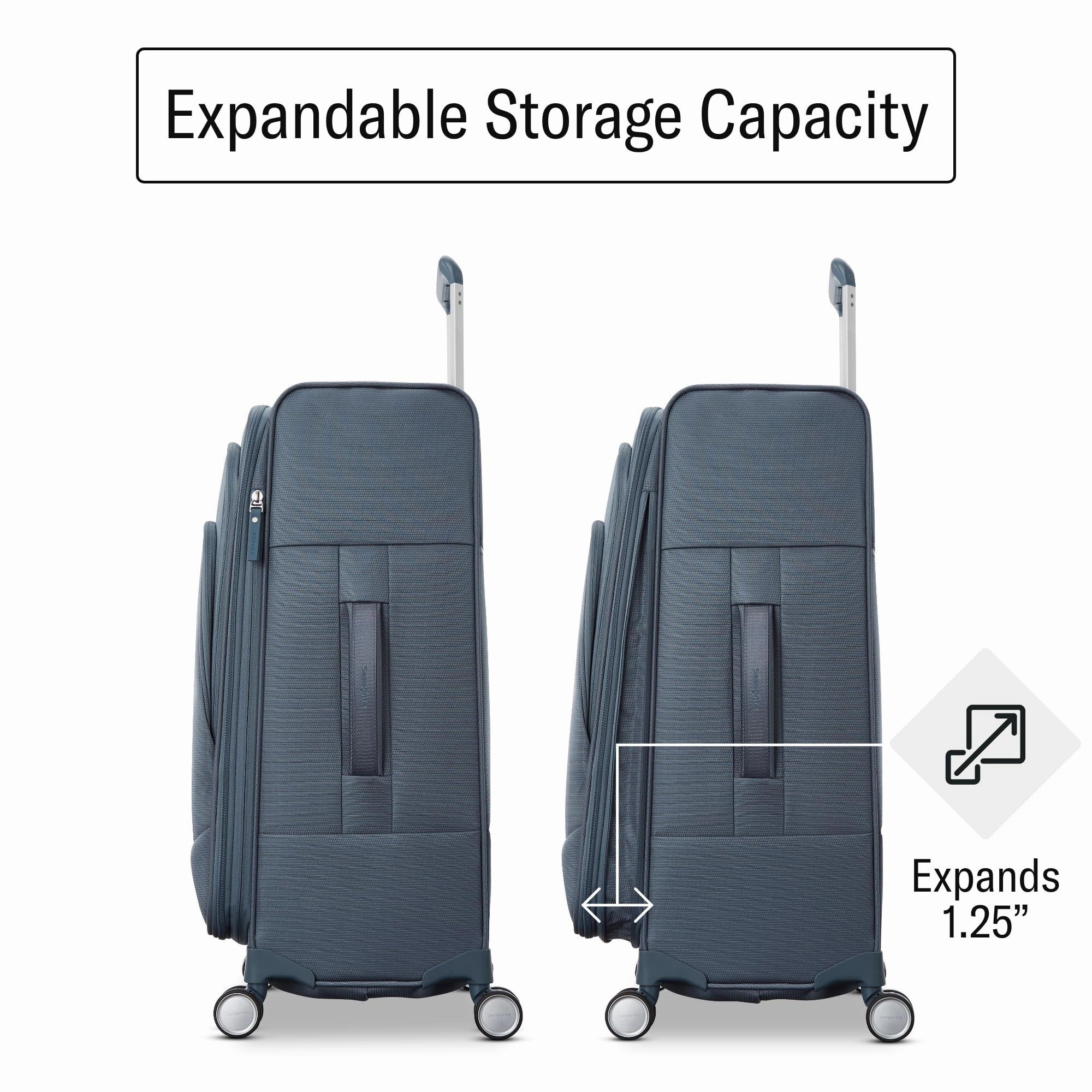 Samsonite UpLIFT Checked-Large 29-InchLightweight Softside Expandable Spinner