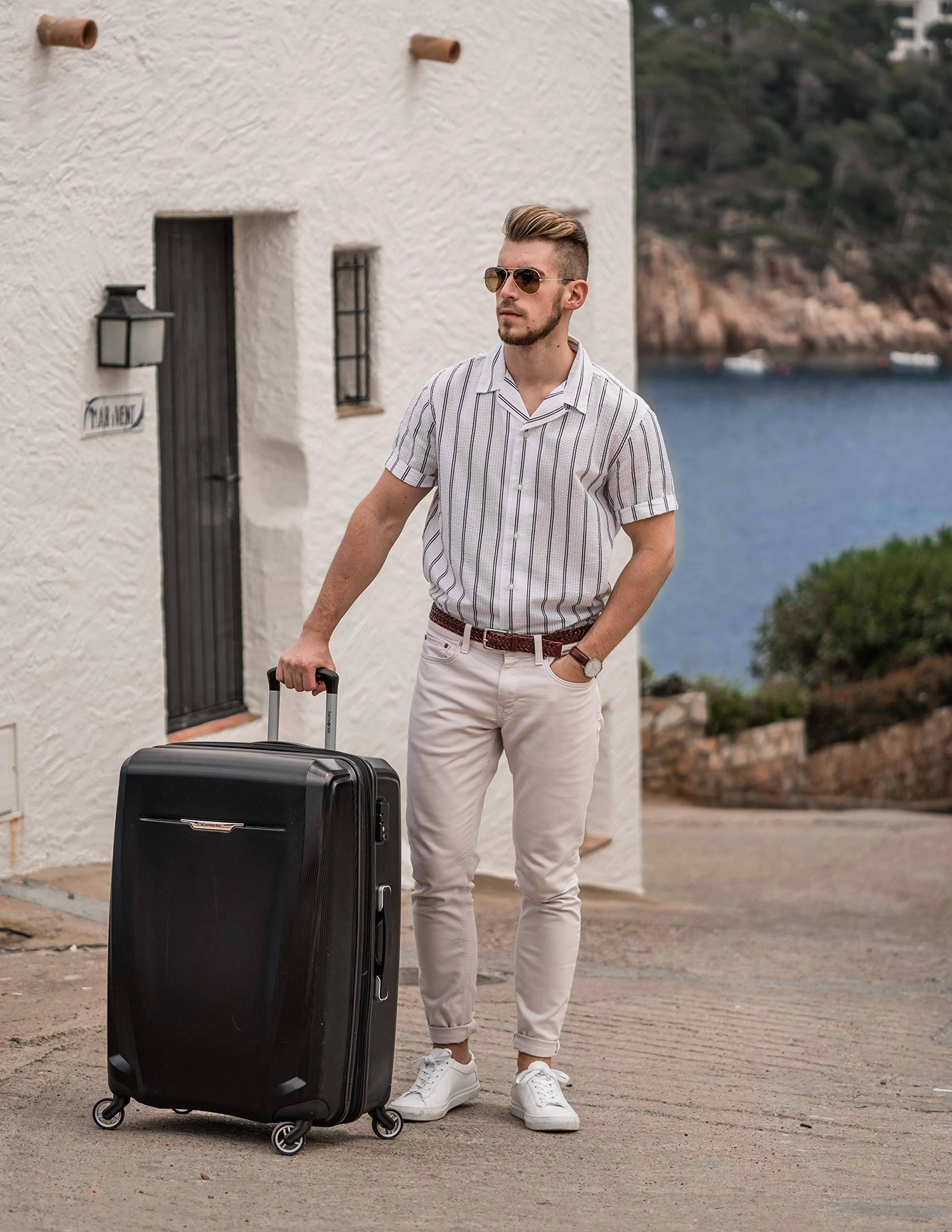 Samsonite Winfield 3 DLX Checked-Large 28-Inch 4-Wheel Large Luggage