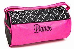 Sassi Designs Lattice & Dots Dance Medium Roll Duffel Bag