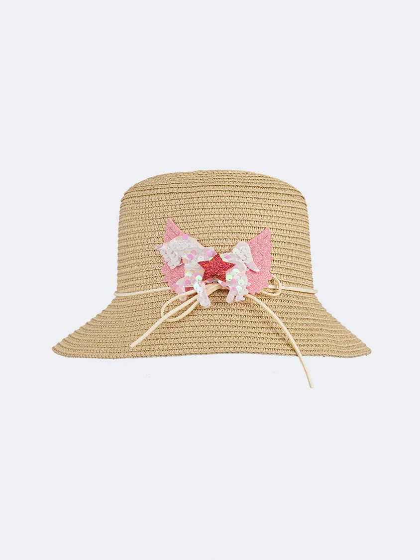 New Style Select For Authentic Oil And Gaz Stylish Kids-Girls Beach Cordobes Hat  Beige ,75%OFF Discount , we sell authentic Items with bottom price, shop now!