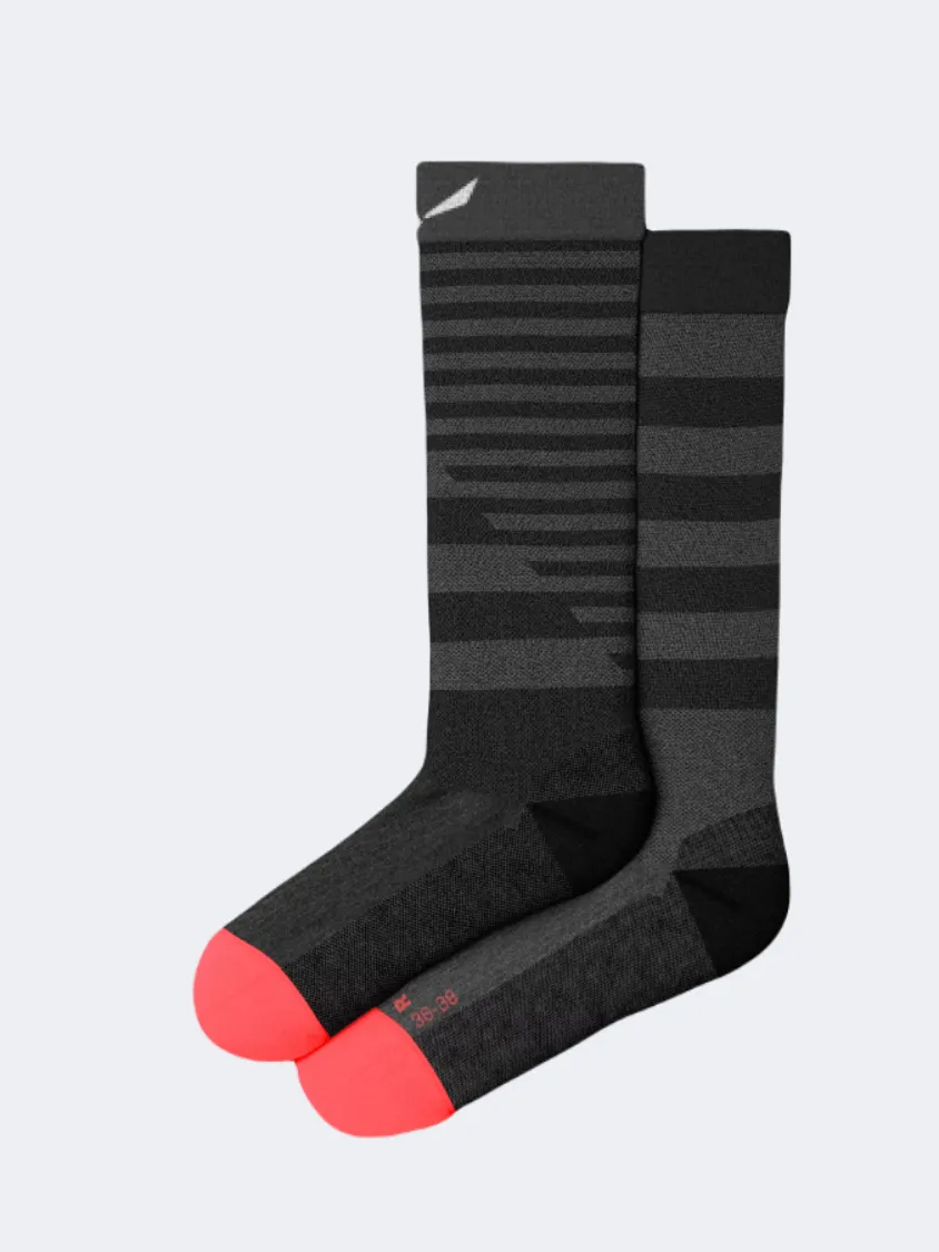 Full range of fashion Salewa Fanes Hybrid Stripes Alpine Merino Women Hiking Sock Grey Melange , 65% off discount and top quality for you.