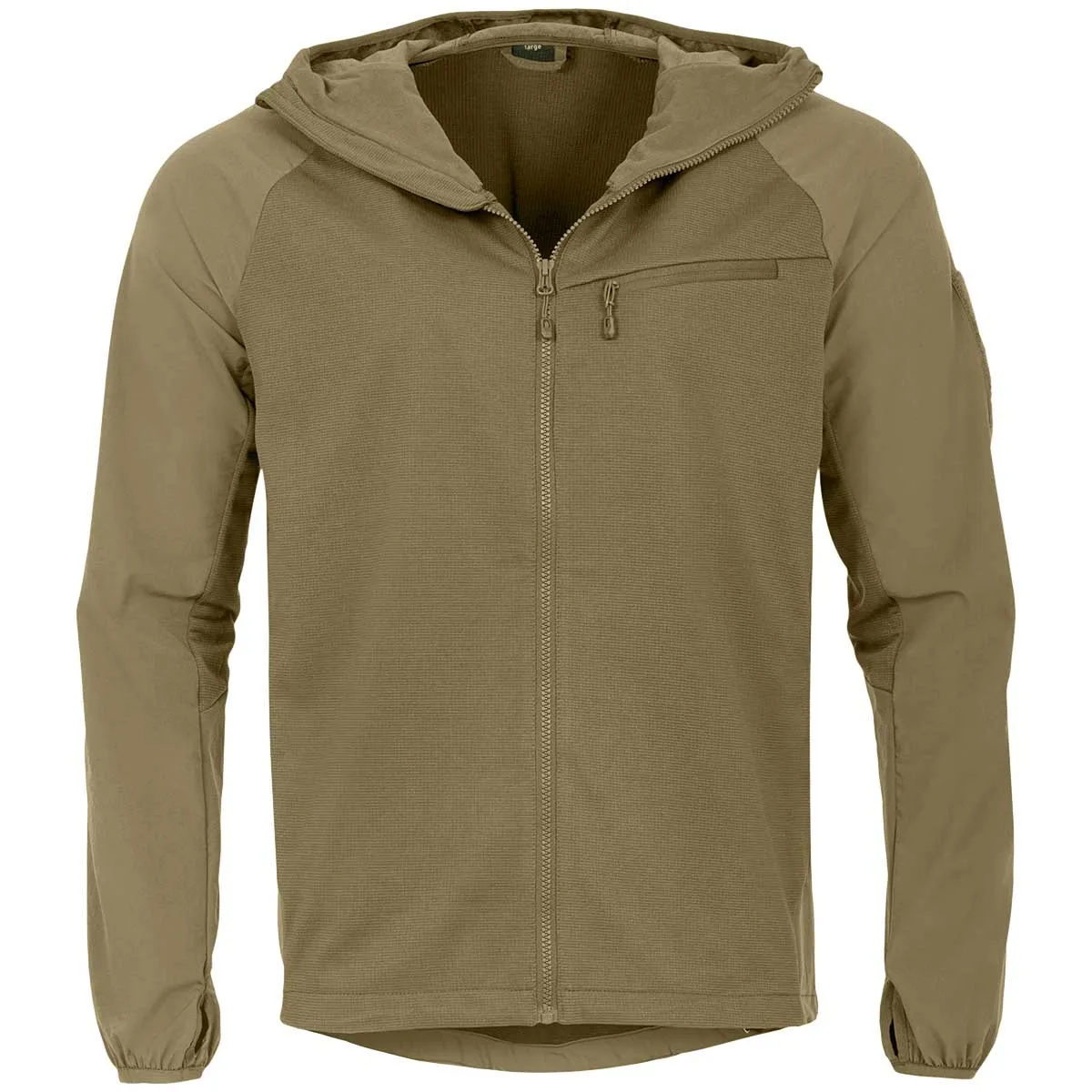 Place order for discount Highlander Hirta Hybrid Tactical Zip Hoodie Ranger Green , these products are all available in stock.