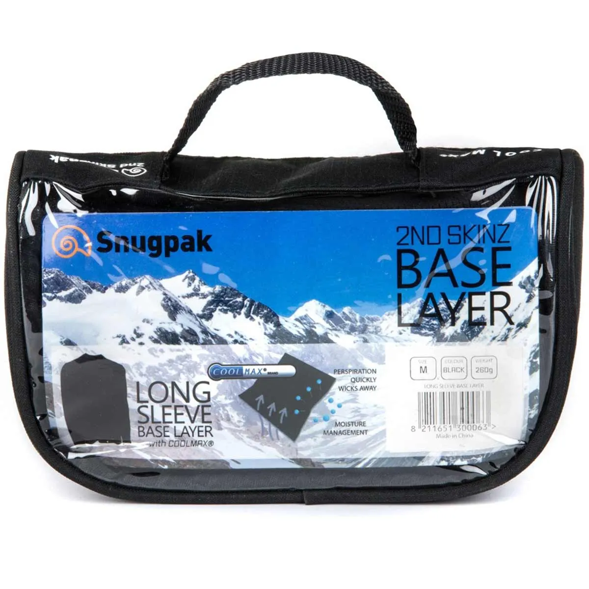 100% Hign quality Snugpak 2nd Skinz Coolmax Long Sleeved Top Black store online, affordable price for you.