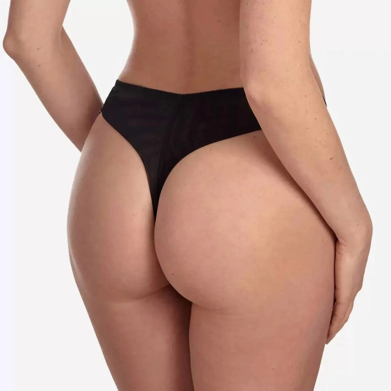 Sensual Thong In Black
