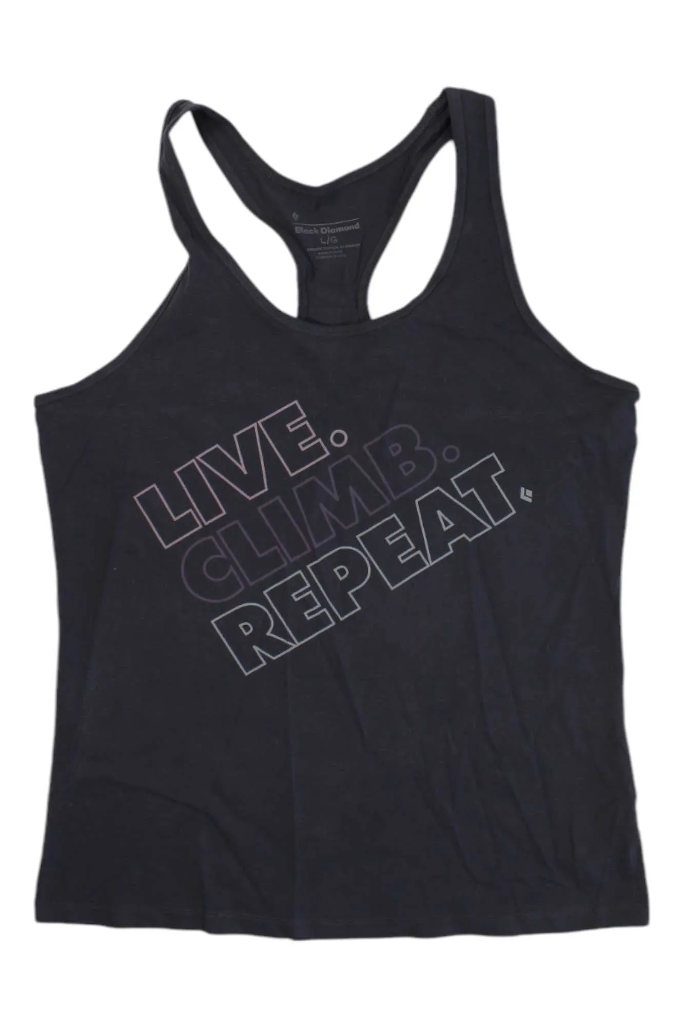Great Deals On Shop Black Diamond Womens Live.Climb.Repeat. Tank For Work , cheapest price and top quality, welcome to orders our authentic store.