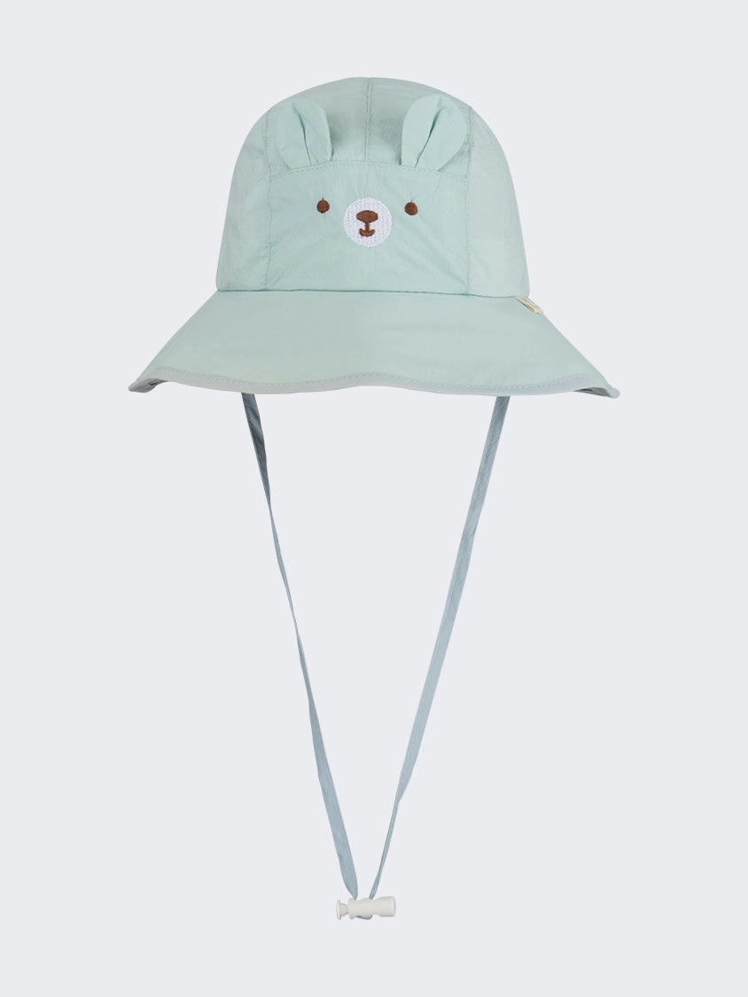 Clearence Shop For Popular Oil And Gaz Stylish Kids Beach Bucket Hat Blue/Beige For Cheap,Official Site at our official website.