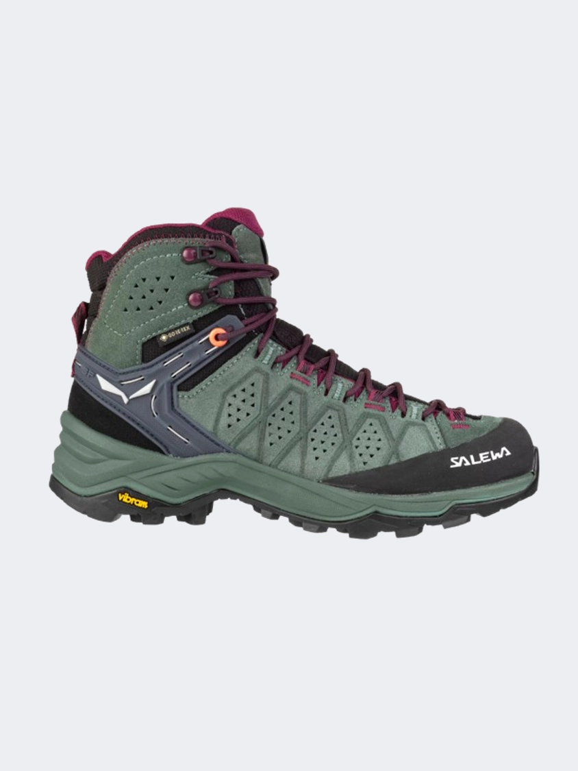 Shop authentic Shop For Popular Salewa Alp Trainer 2 Mid Goretex Women Hiking Boots Green Duck/Rhododen ,70-85%OFF Clearance Website here, 100% authentic and 100% quality guarantee!