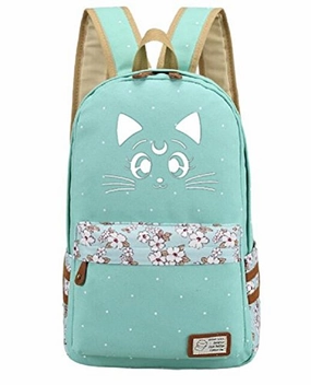 Siawasey Cute Flower Anime Cosplay Luminous Bookbag Daypack College Bag Backpack School Bag 