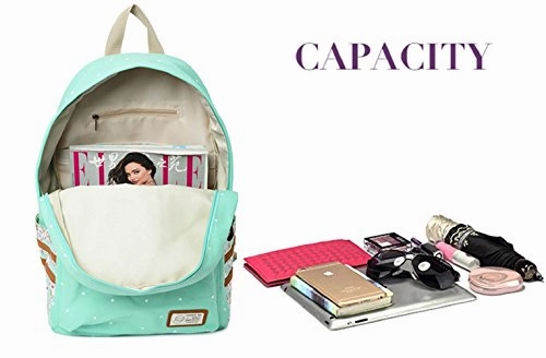 Siawasey Cute Flower Anime Cosplay Luminous Bookbag Daypack College Bag Backpack School Bag 