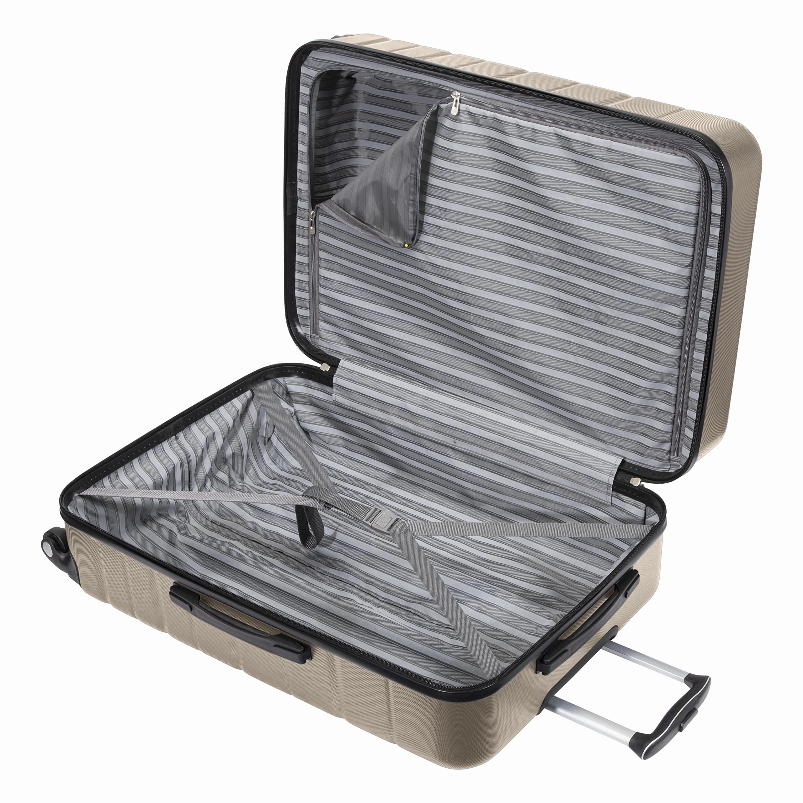 Skyway Epic 2.0 Hardside Lightweight and Expandable ABS Shell Spinner Luggage, 28" Large Check In