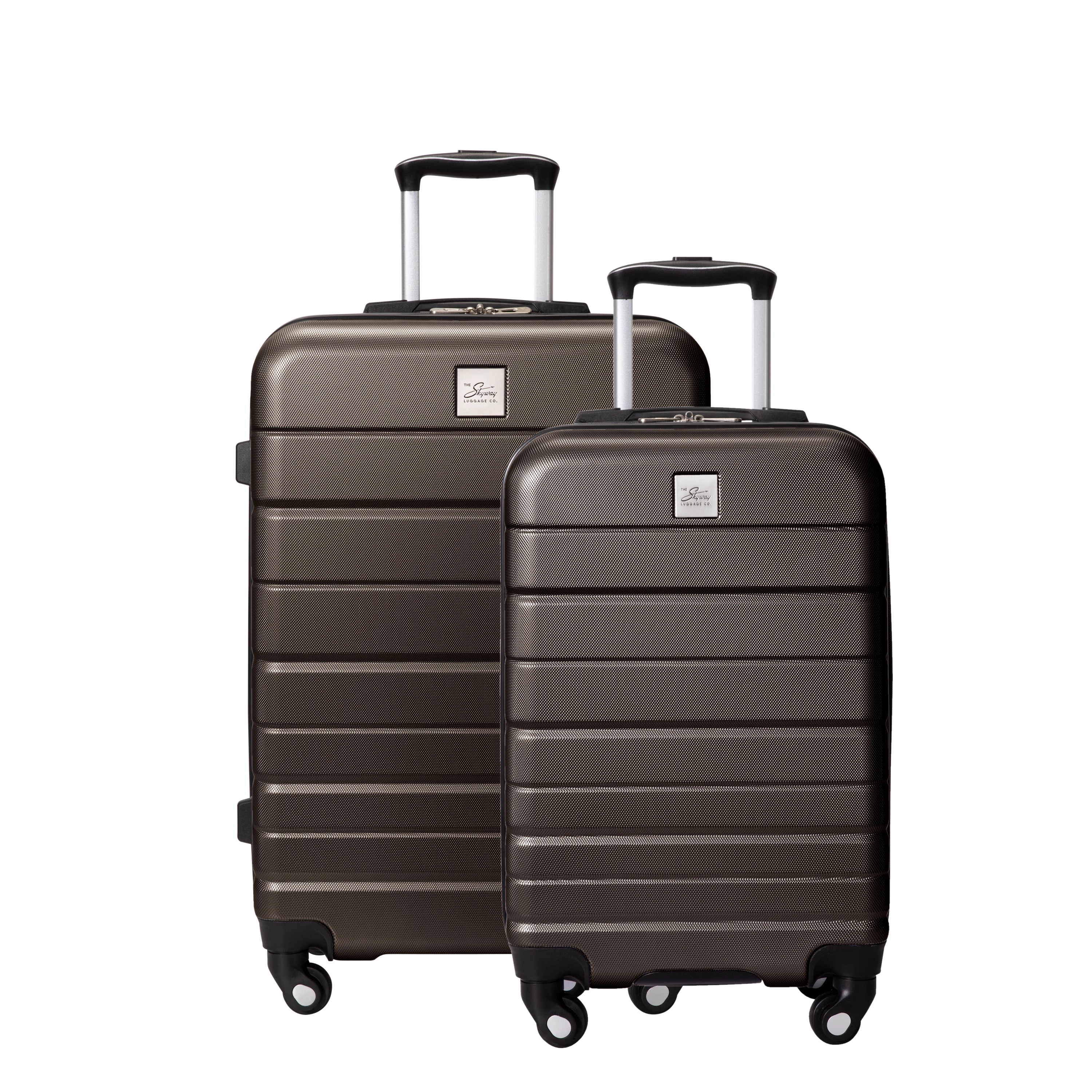 Skyway Epic 2.0 Hardside Lightweight Expandable ABS Shell Spinner Luggage, 2 Piece set (20",24")