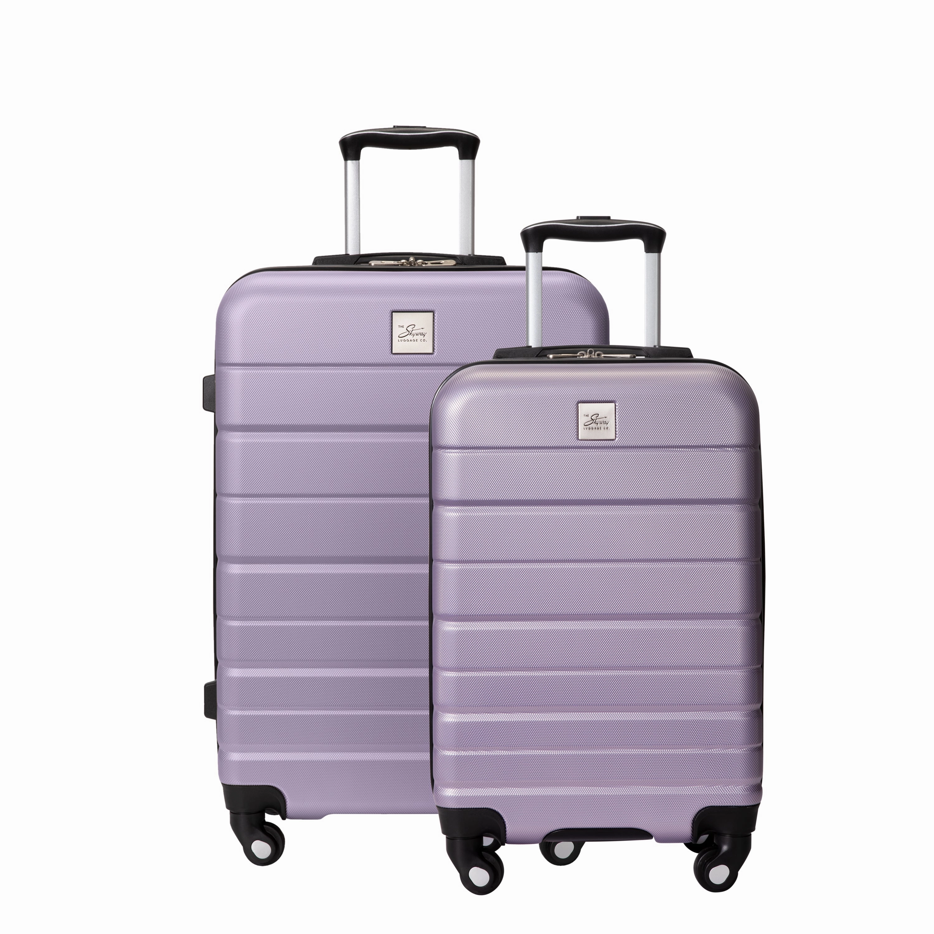 Skyway Epic 2.0 Hardside Lightweight Expandable ABS Shell Spinner Luggage, 2 Piece set (20",24")