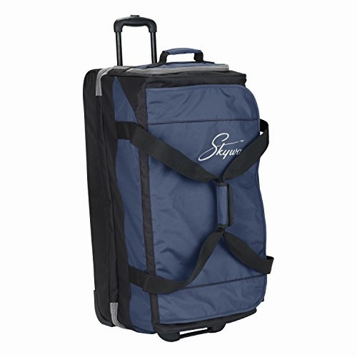Skyway Sodo 34-inch Drop-Bottom Rolling Duffel, Navy Blue