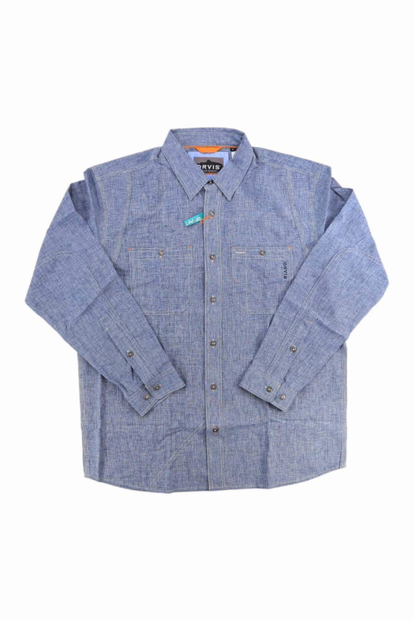 100% Authentic Smart Orvis Men's Tech Chambray Work LS Shirt For Cheap Sale,Fashion Style , up to 78% off and newest style here.
