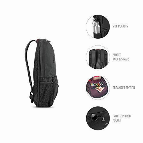 Solo Draft Slim Backpack, Black