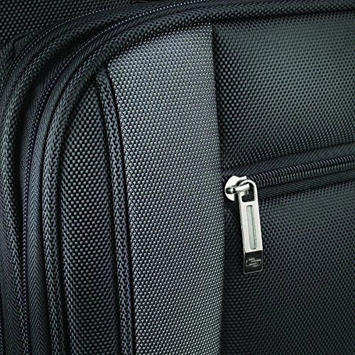 Solo New York Bryant Rolling Laptop Bag. Travel-friendly Rolling Briefcase for Women and Men. Fits up to 17.3 inch laptop. Amazon Exclusive Color Black/Grey