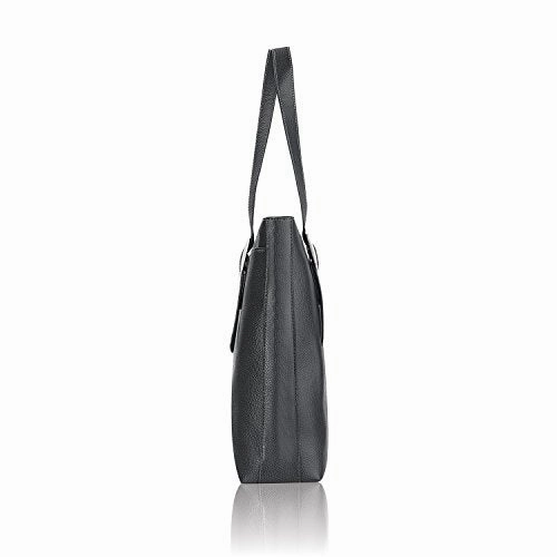 Solo Plaza 15.6 Inch Laptop Tote, Black
