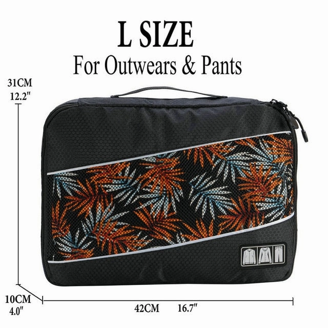 Soperwillton Packing Cubes Packing organizers Breathable Nylon Travel Duffle Bag Men Women Travel