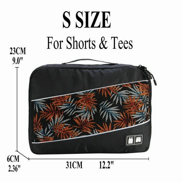 Soperwillton Packing Cubes Packing organizers Breathable Nylon Travel Duffle Bag Men Women Travel