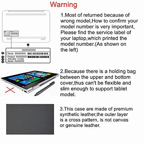 Spin 7 Case,2 in 1 Accurately Designed Protective PU Leather Cover   Portable Carrying Bag for 14" Acer Spin 7 SP714-51 Series Laptop,Purple