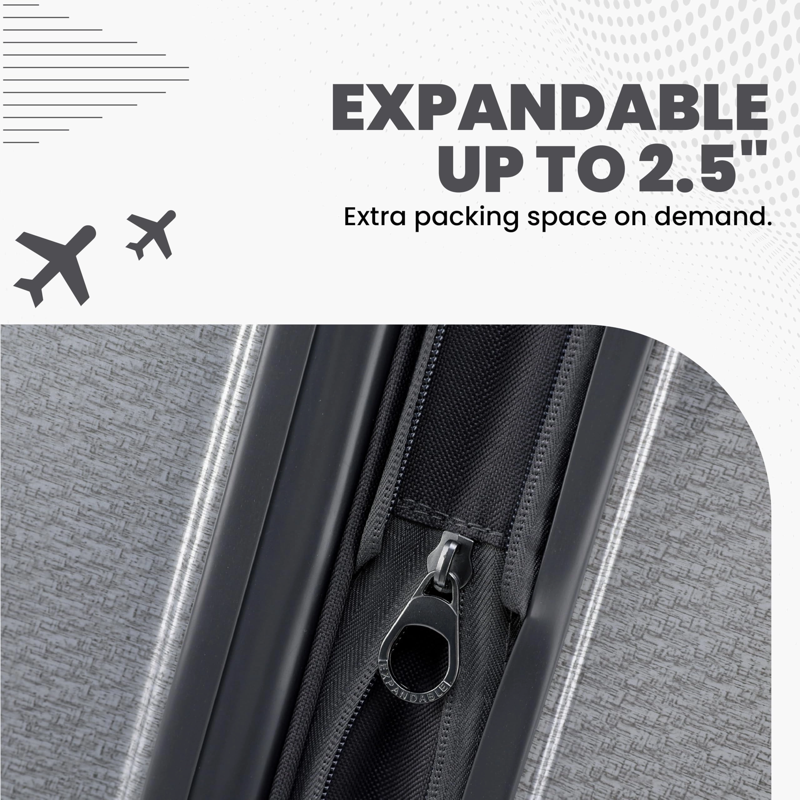 Spyder Traverse Expandable Hardside 20" Carry On Spinner