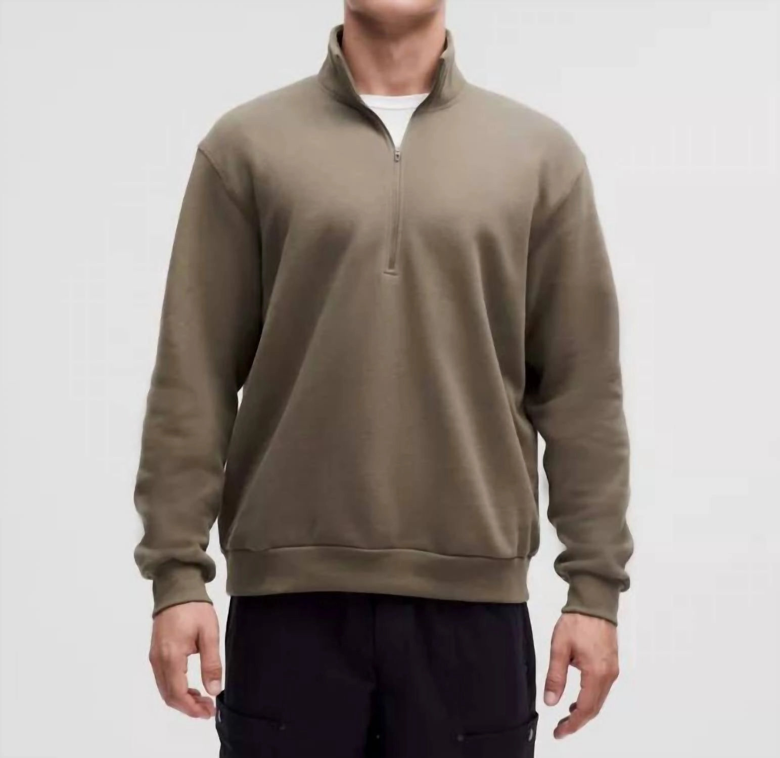Steady State Half Zip Sweater In Nomad turtleneck sweaters sale