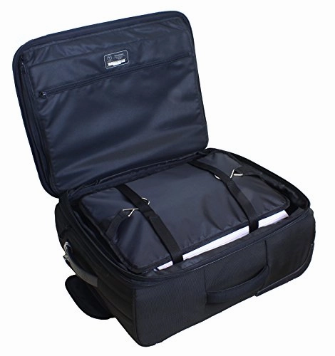 Stow-N-Go Portable Luggage System - Large - Black, Packable Hanging Travel Shelves And Packing Cube