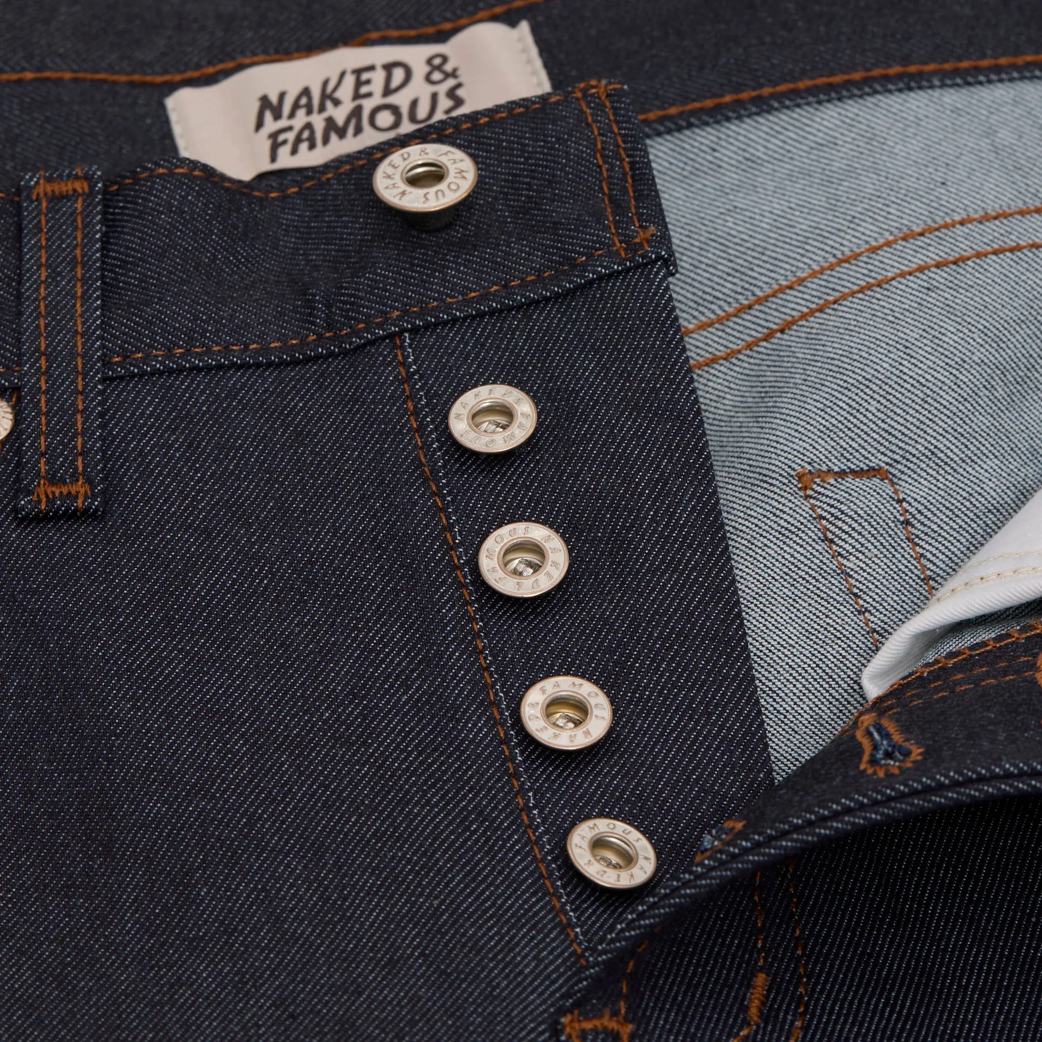 Buy 2025 latest Vallier x Naked and Famous - Mile-Ex Guy Jeans - Stretch Denim 11oz. - Men's|-|Vallier x Naked and Famous - Jeans Mile-Ex Guy - Denim extensible de 11 oz - Homme official sale, fast shipping with 5-7 business days delivery.
