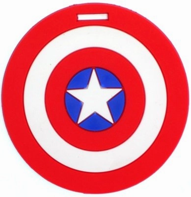 Super Heroes Theme Luggage Tag/Id Tag Set, Set Of 3