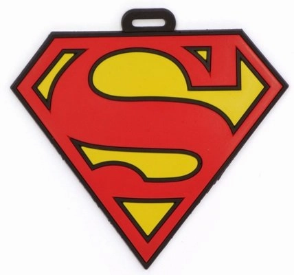 Super Heroes Theme Luggage Tag/Id Tag Set, Set Of 3