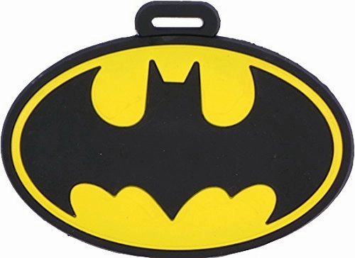 Super Heroes Theme Luggage Tag/Id Tag Set, Set Of 3