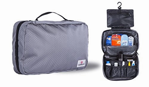 Suvelle Hanging Toiletry Travel Kit Organizer Cosmetic Bag