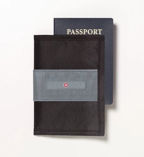 Swiss Gear Rfid Protection Passport Cover With Bi-Fold Cover To Conceal, Shield And Personalize