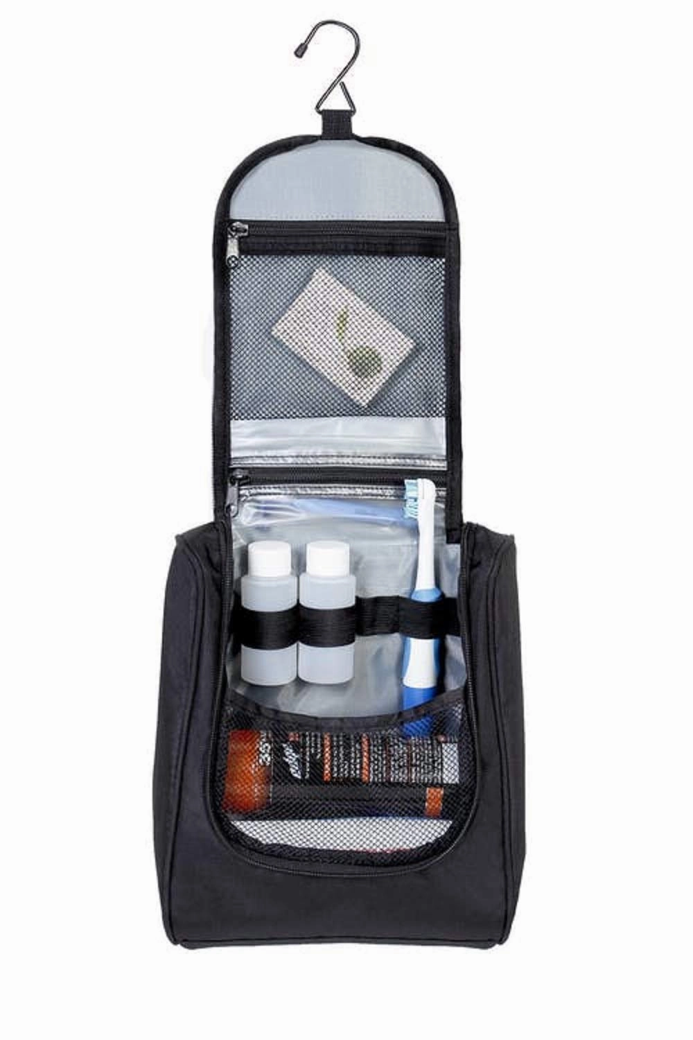 SWISSGEAR 6283 Amazon Exclusive Premium 3pc Spinner Luggage Set with Dopp Kit Bundle Black
