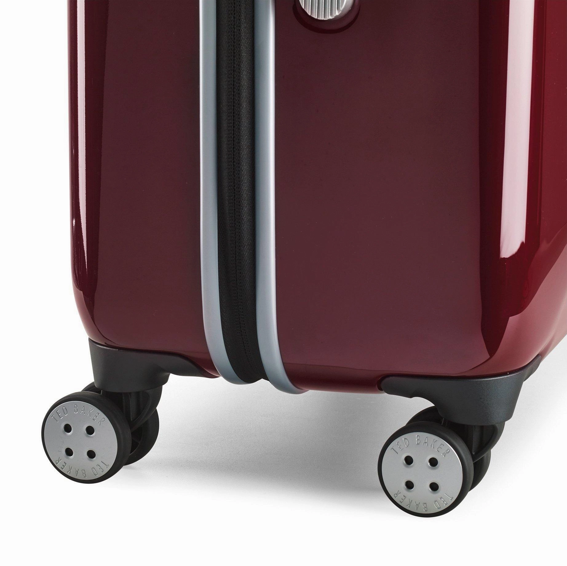Ted Baker Hardsider Herringbone Checked-Large 4-Wheel Large Luggage