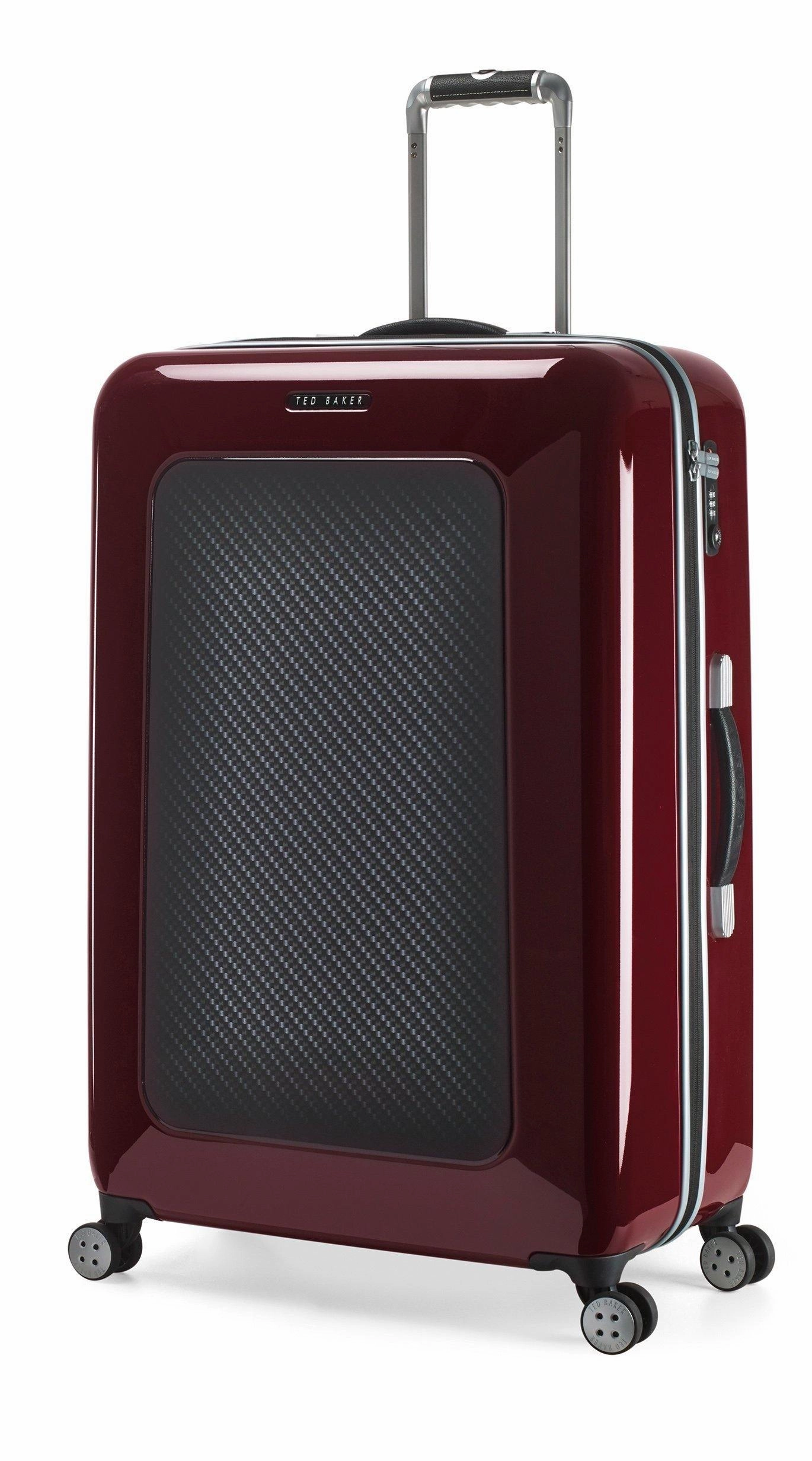 Ted Baker Hardsider Herringbone Checked-Large 4-Wheel Large Luggage