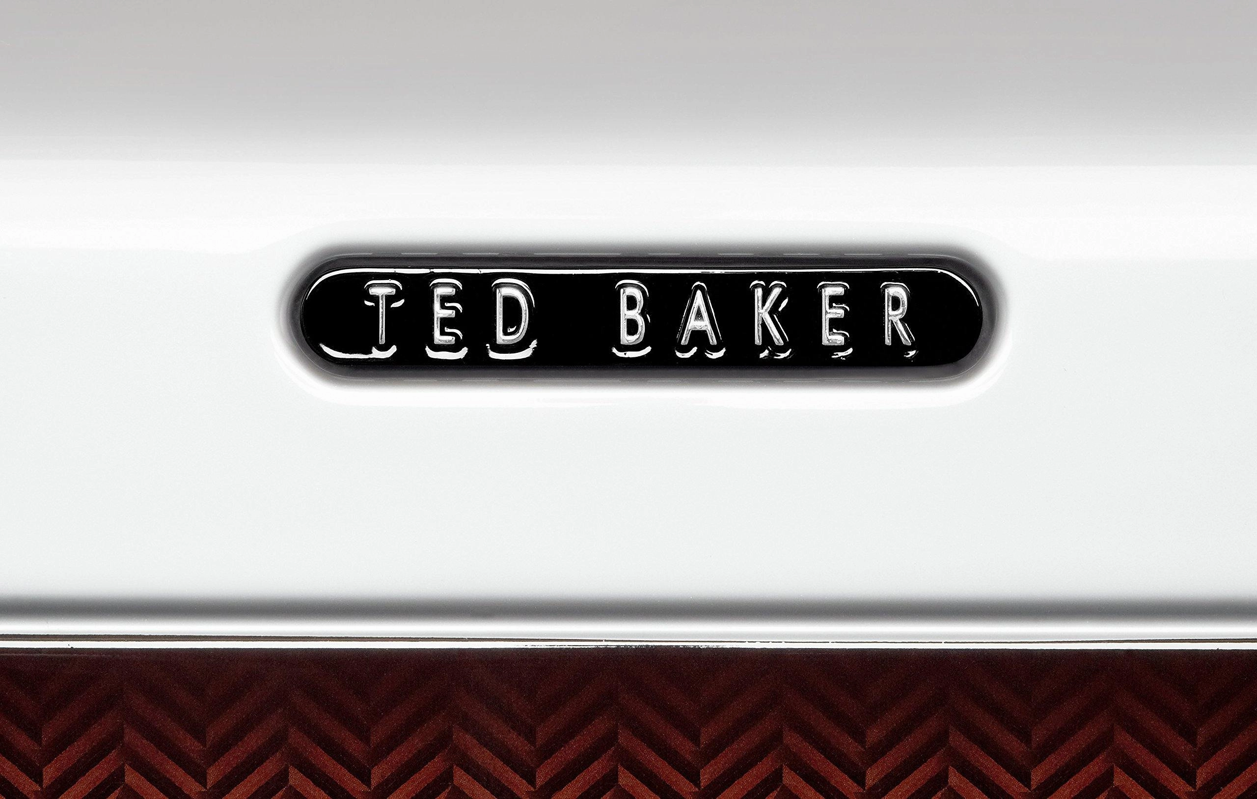 Ted Baker Hardsider Herringbone Checked-Large 4-Wheel Large Luggage