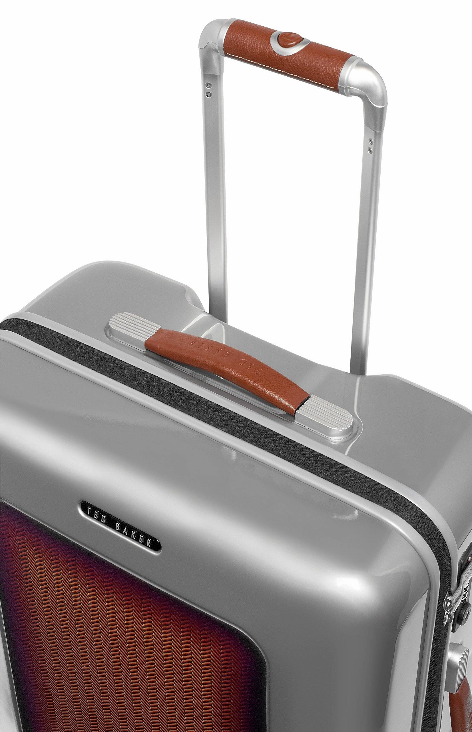 Ted Baker Hardsider Herringbone Checked-Large 4-Wheel Large Luggage