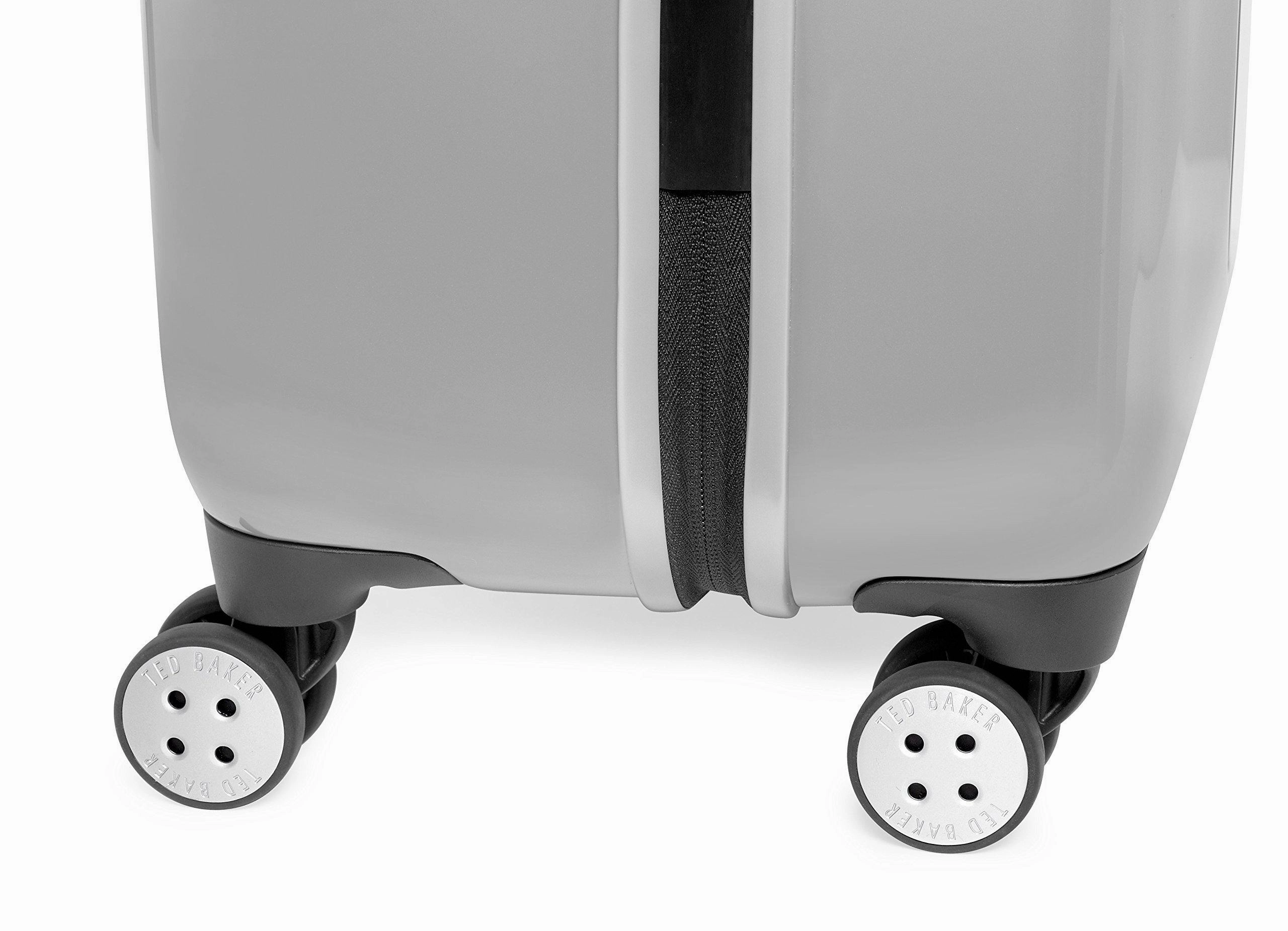 Ted Baker Hardsider Herringbone Checked-Large 4-Wheel Large Luggage