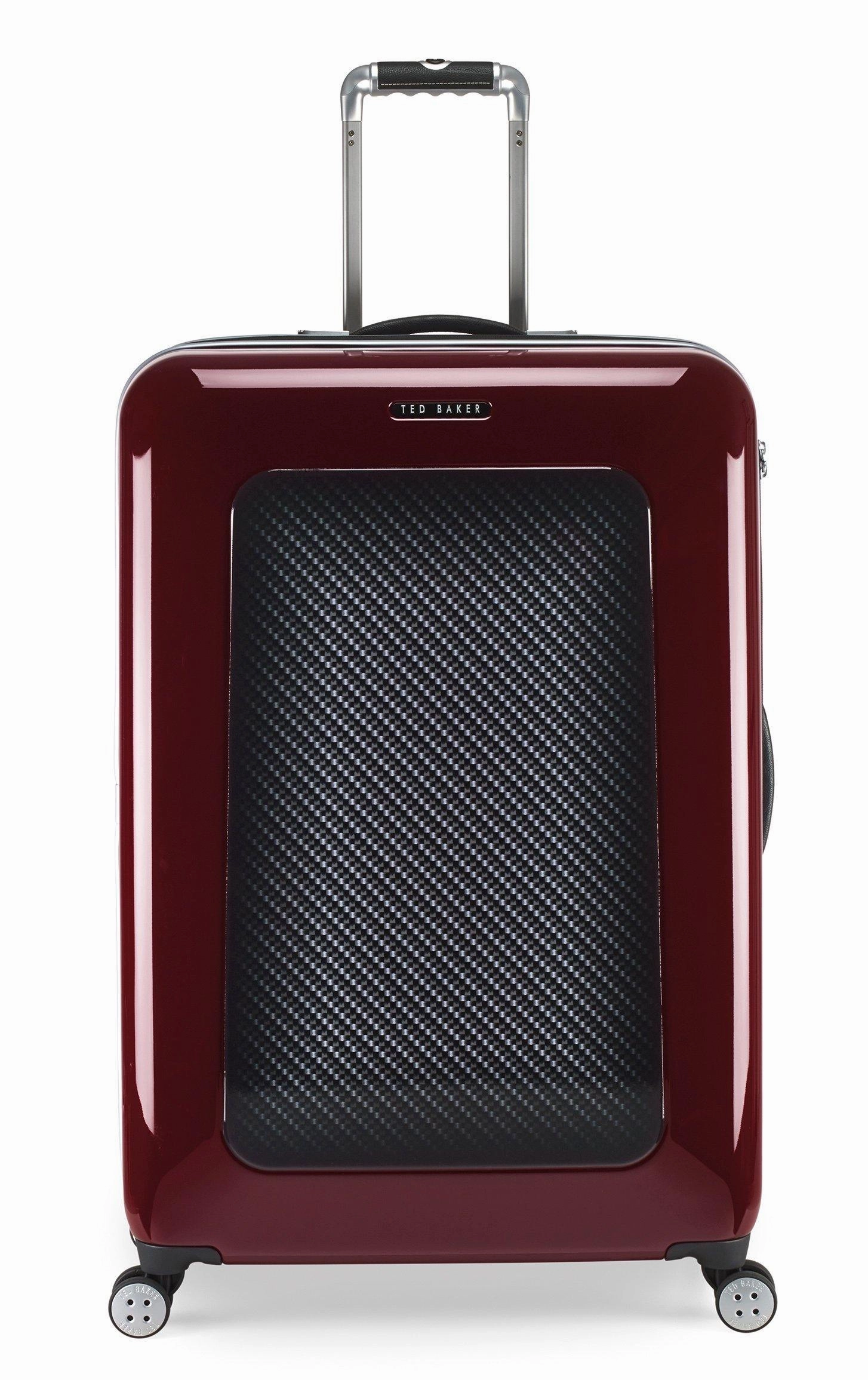 Ted Baker Hardsider Herringbone Checked-Large 4-Wheel Large Luggage
