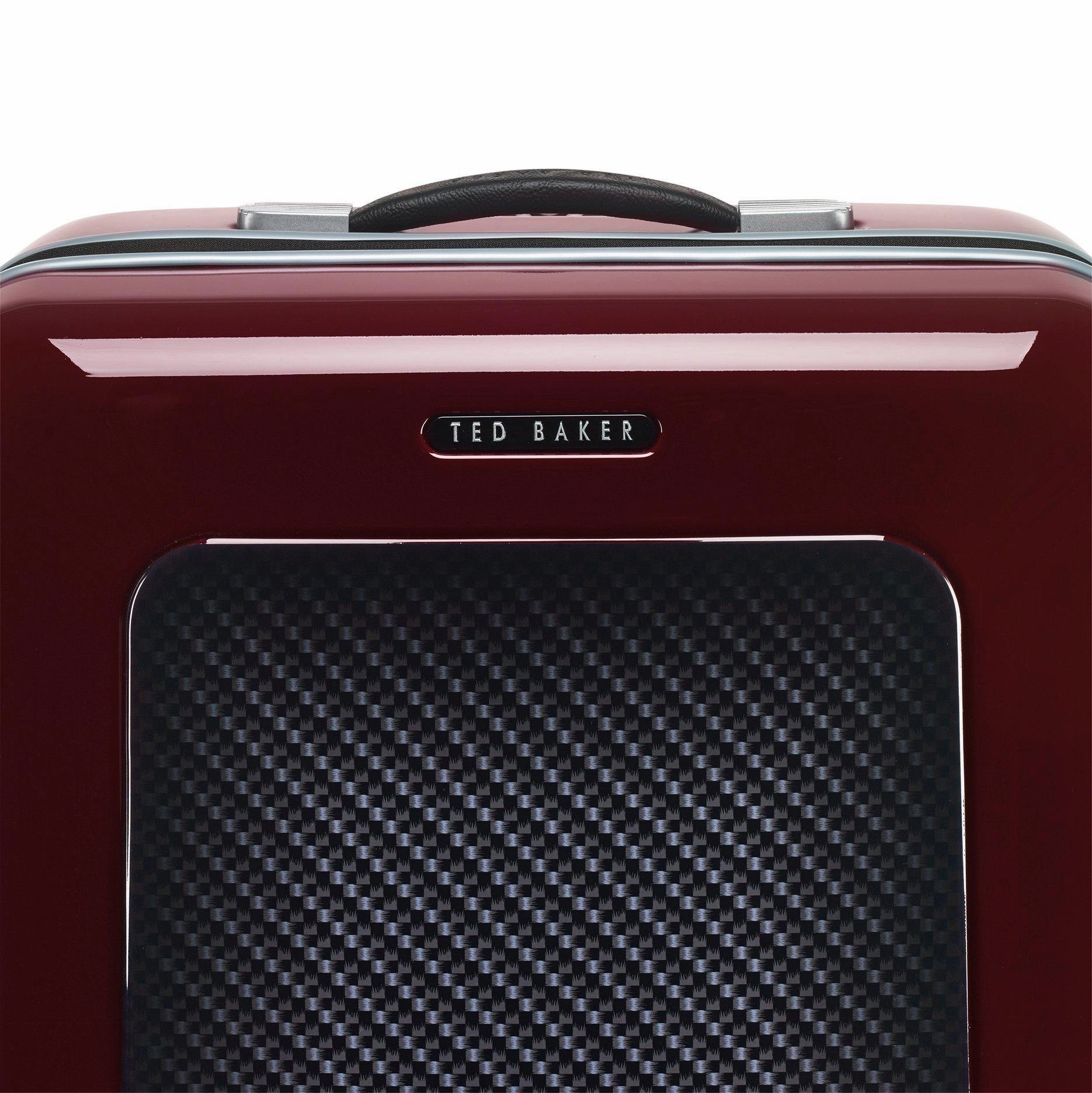 Ted Baker Hardsider Herringbone Checked-Large 4-Wheel Large Luggage
