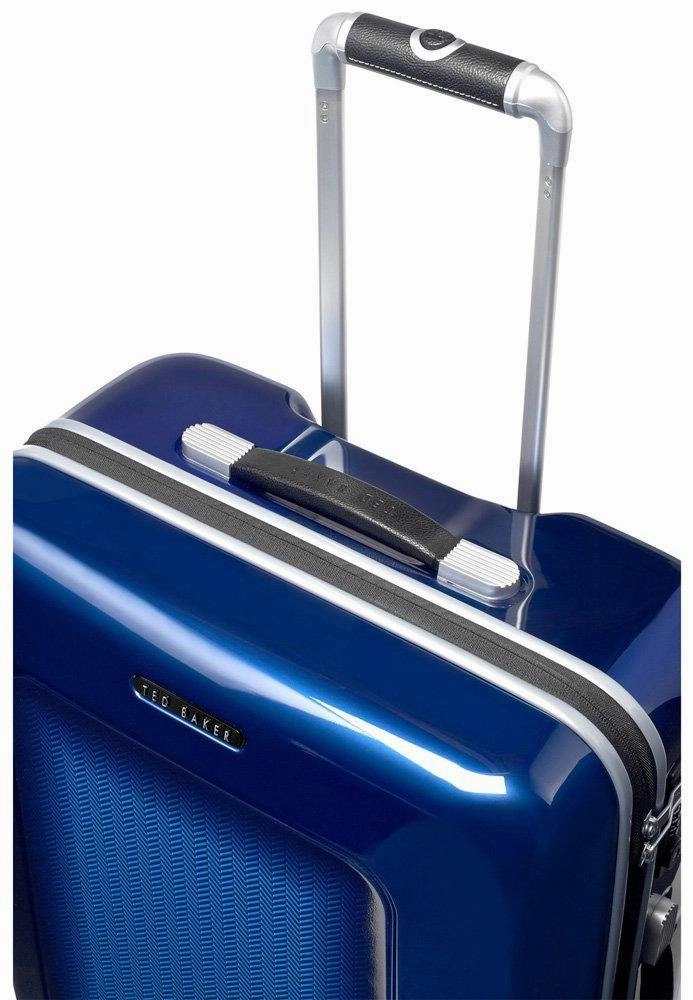 Ted Baker Hardsider Herringbone Checked-Large 4-Wheel Large Luggage