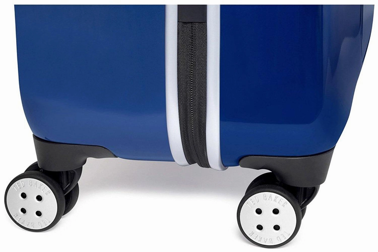 Ted Baker Hardsider Herringbone Collection Carry-On 4-Wheel Carry-On Luggage