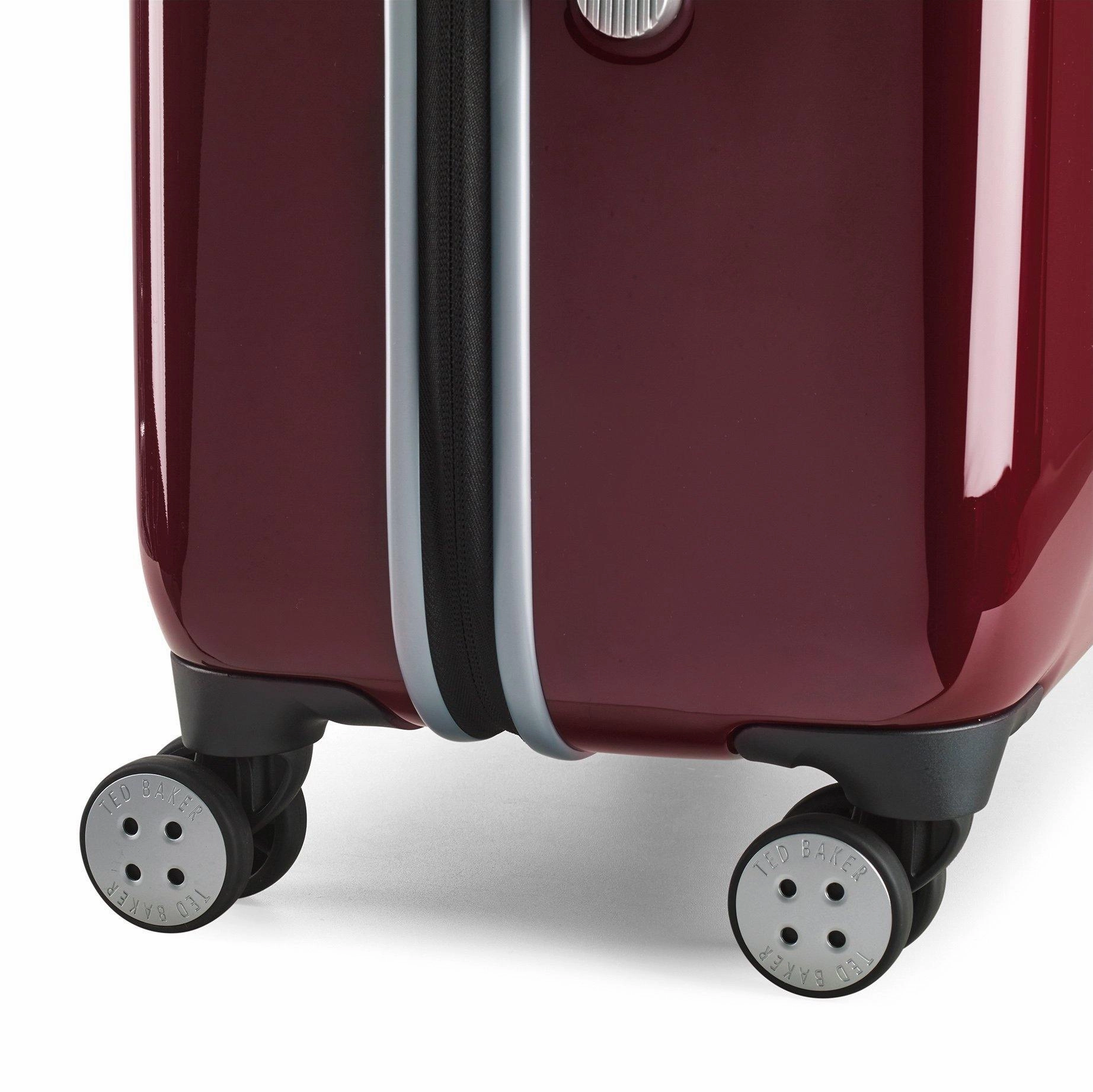 Ted Baker Hardsider Herringbone Collection Carry-On 4-Wheel Carry-On Luggage