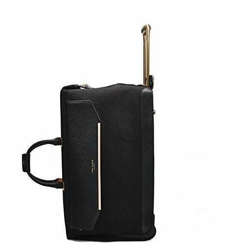 Ted Baker Womens Albany Softside Large Wheeled Trolley Duffel (One Size, Black)