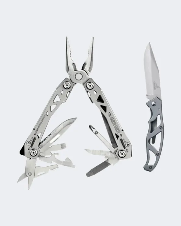 Get Clearance The Latest Gerber Suspension Nxt & Large Paraframe Combo Set Camping Multi-Tool Silver ,Official Site with 100% authentic, up to 74% off, fast shipping and best quality.